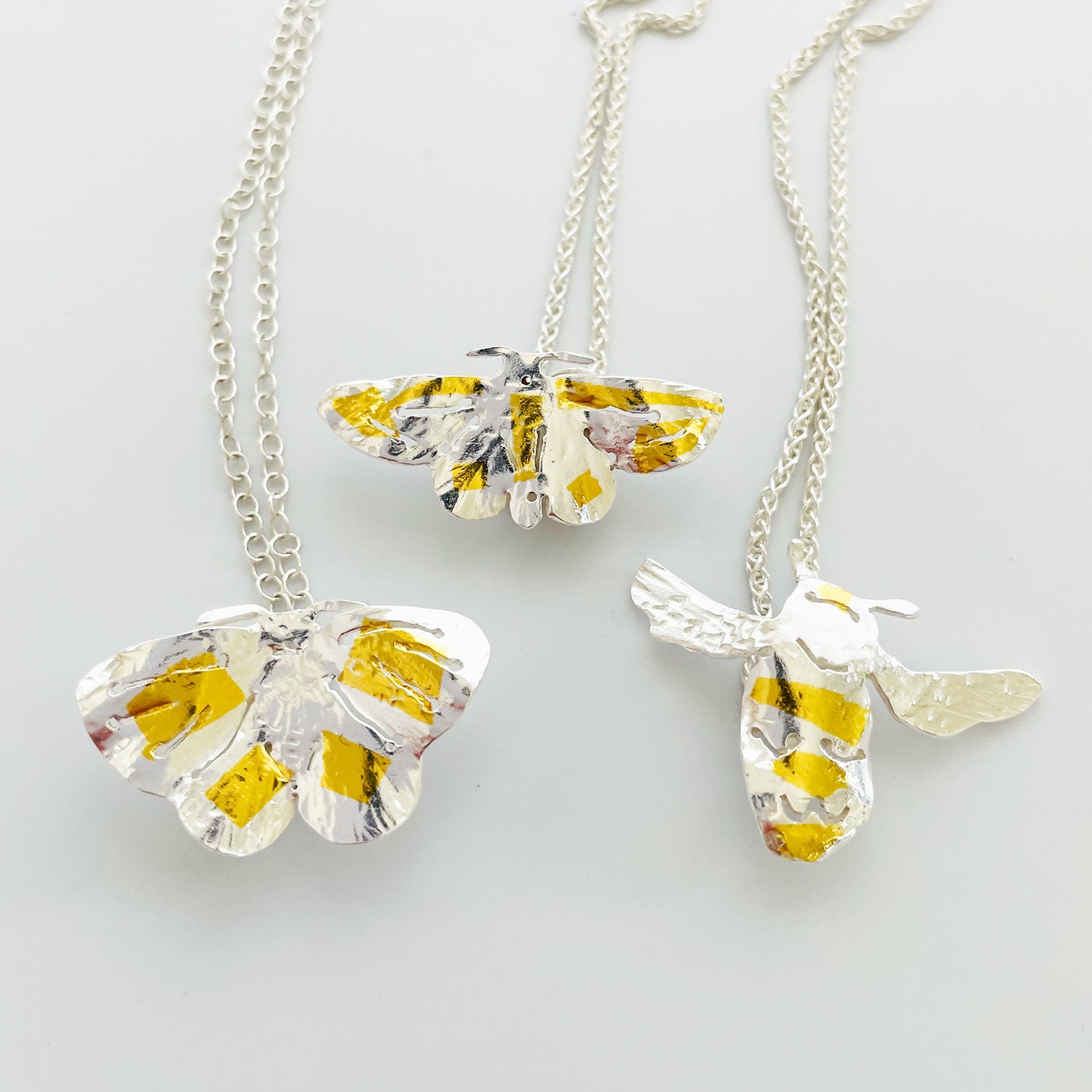Make a Dartmoor Inspired Bee or Butterfly Pendant with 24ct Gold Accents Workshop at MAKE Southwest with Emma Whittaker of Ashburton Jewellery School