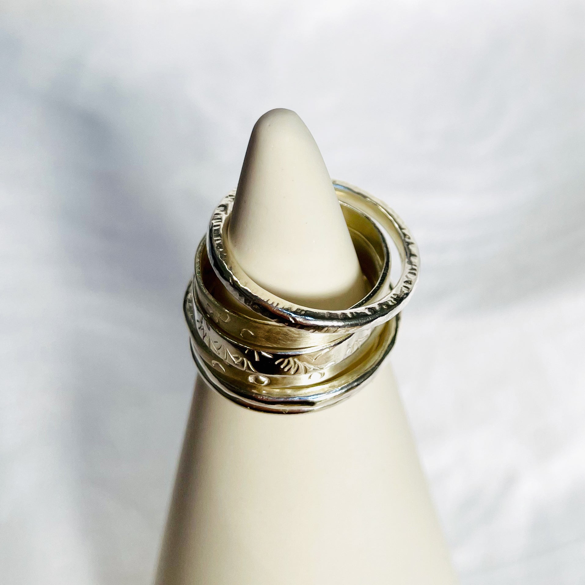 6 December 2025 Ashburton Jewellery School - Make Three Sterling Silver Stacking Rings-