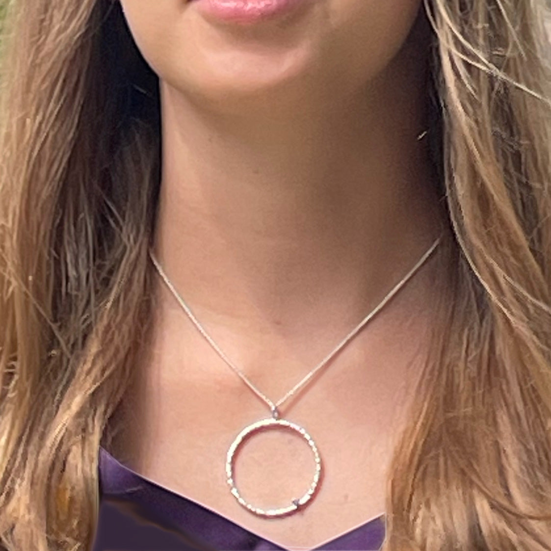 Moonbeam White Sapphire Pendant