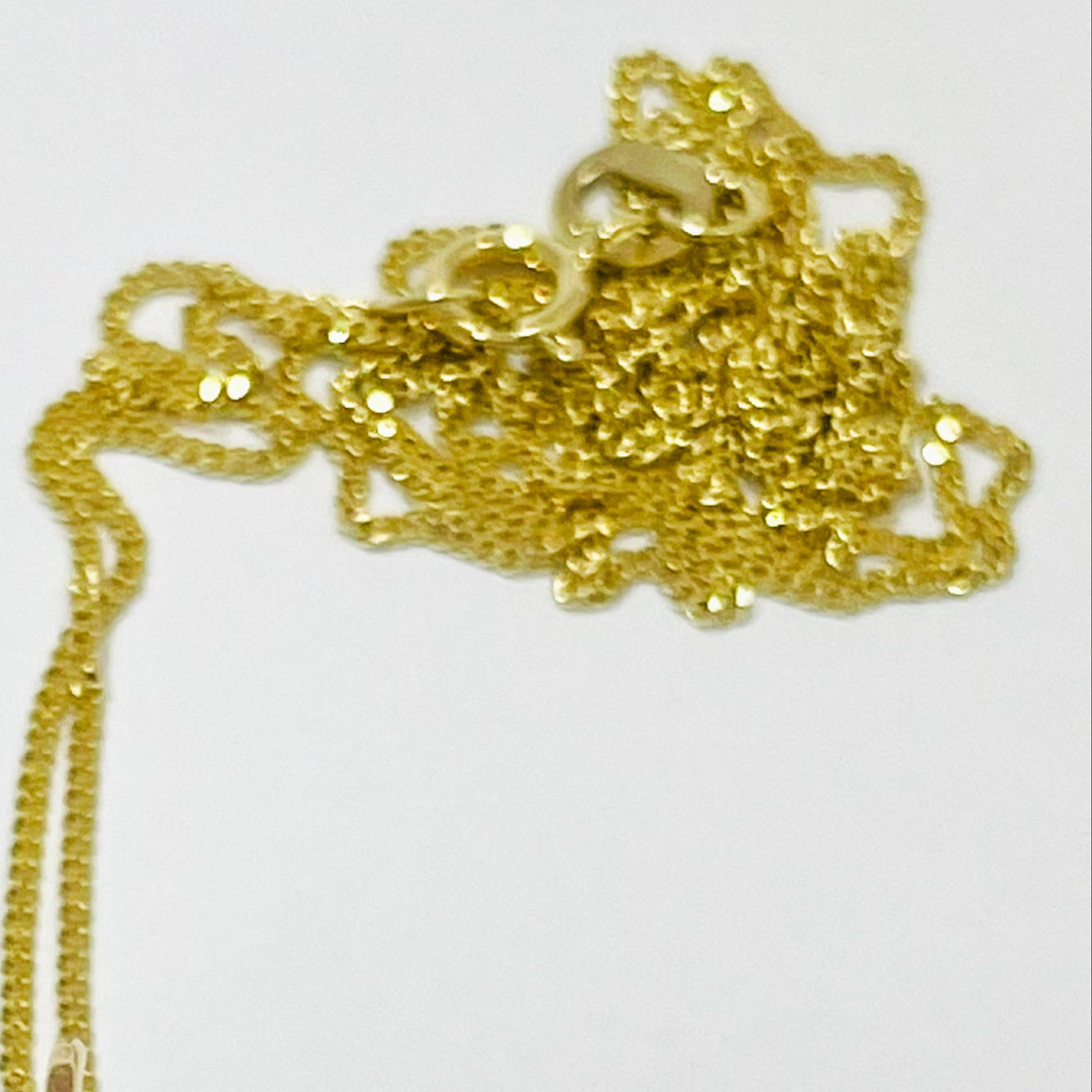 diamond 9ct cut chain gold chain
