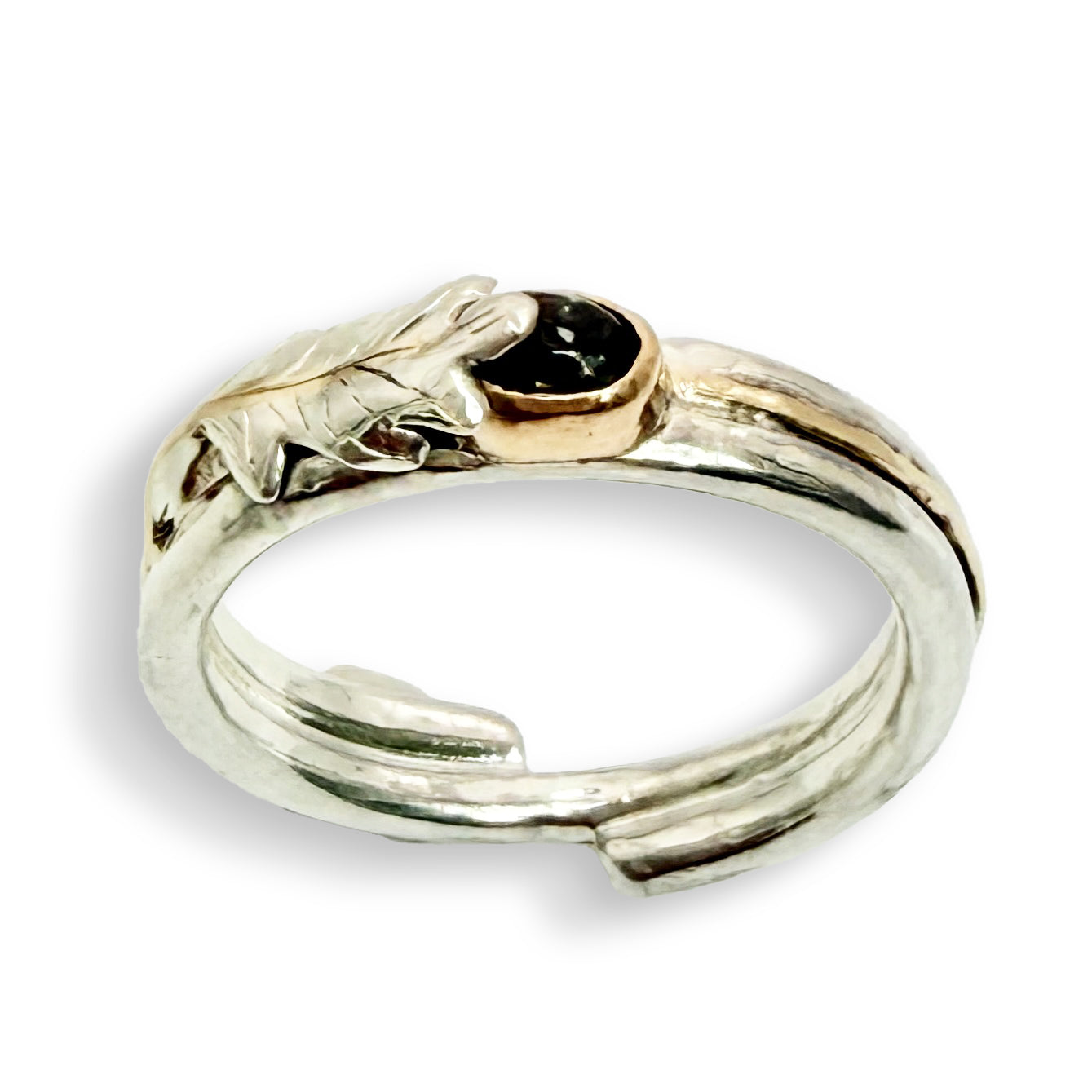 Expanded Skies Whiddon Woods Oak Leaf Sapphire Ring