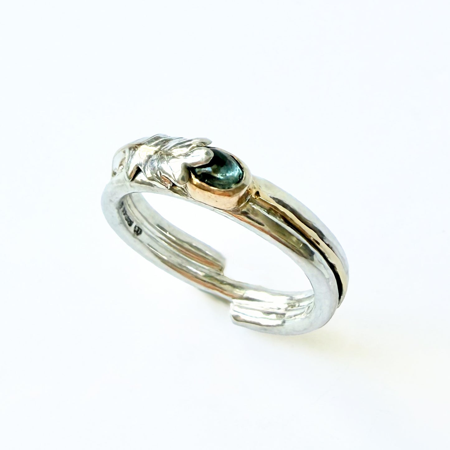 Expanded Skies Whiddon Woods Oak Leaf Sapphire Ring