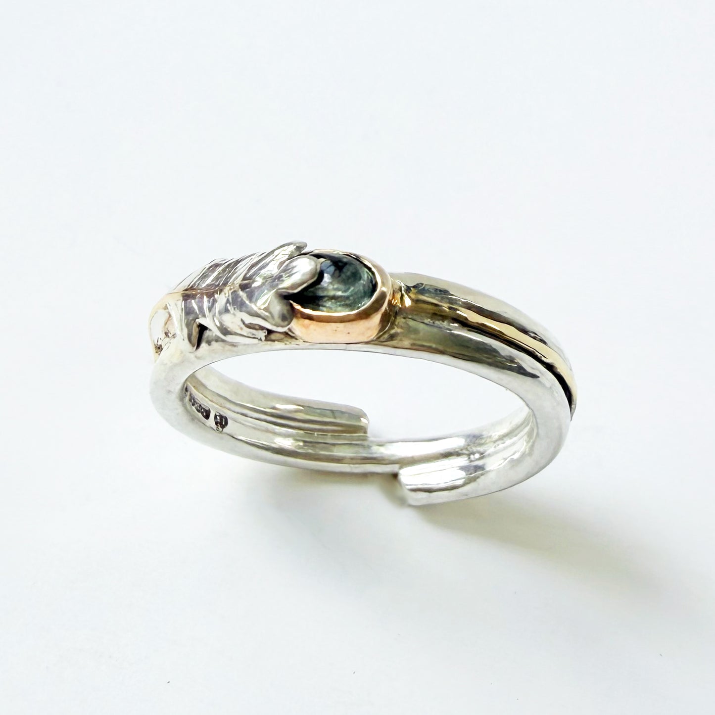 Expanded Skies Whiddon Woods Oak Leaf Sapphire Ring