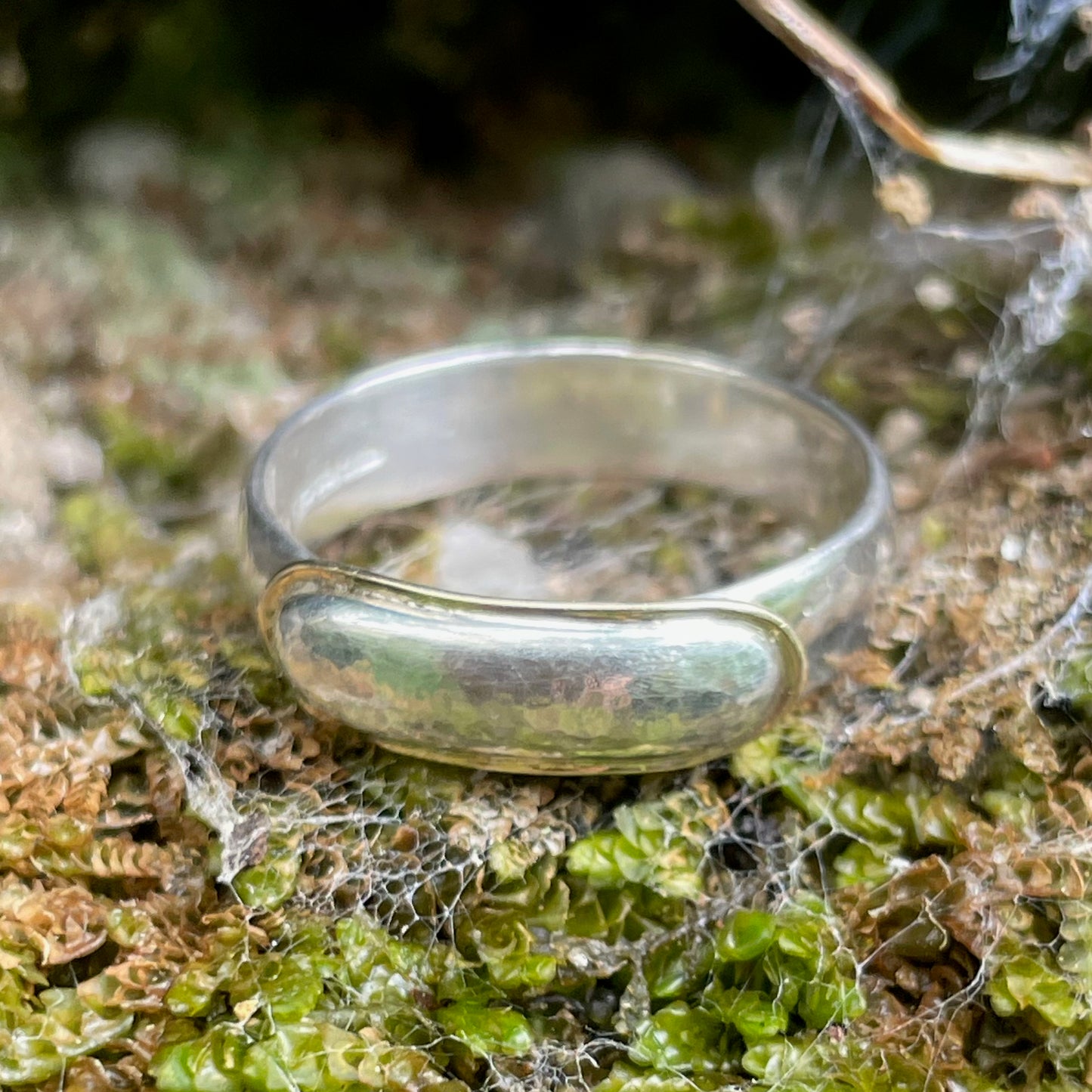 Dartmoor High Tor Ring inlaid with 9ct Gold