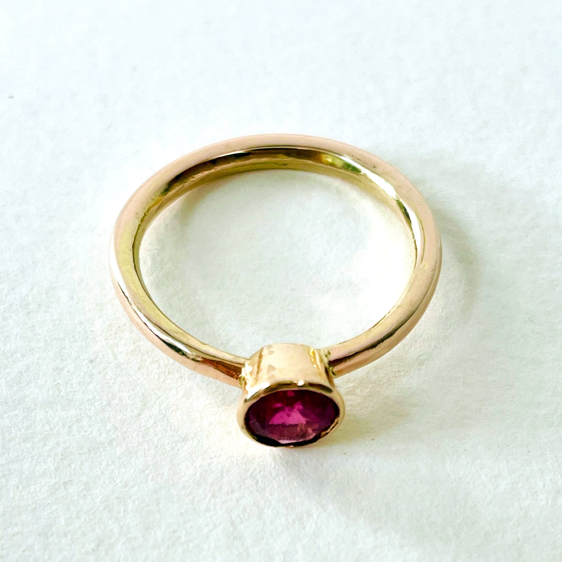 The Expanded Skies Ruby Chalice Ring has a stunningly beautiful ethically sourced Tanzanian deep pink-red ruby, encircled with 18ct rose gold tapered chalice on a 9ct rose gold band. This totally handcrafted piece makes a wonderful gift, engagement ring or perfect encapsulation of love and joy.