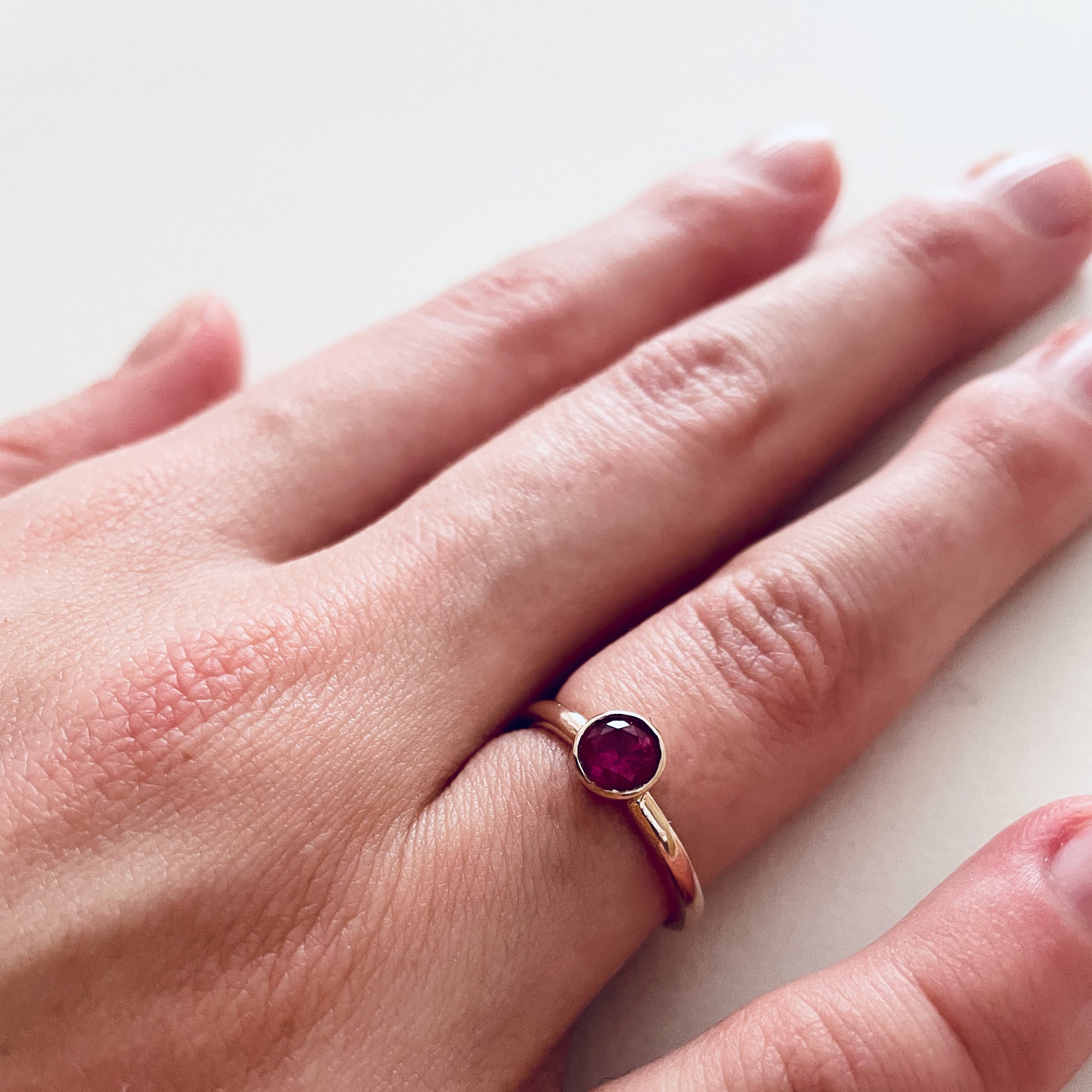 The Ruby Chalice Ring has a stunningly beautiful ethically sourced Tanzanian deep pink-red ruby, encircled with 18ct rose gold tapered chalice on a 9ct rose gold band. This totally handcrafted piece makes a wonderful gift, engagement ring or perfect encapsulation of love and joy.