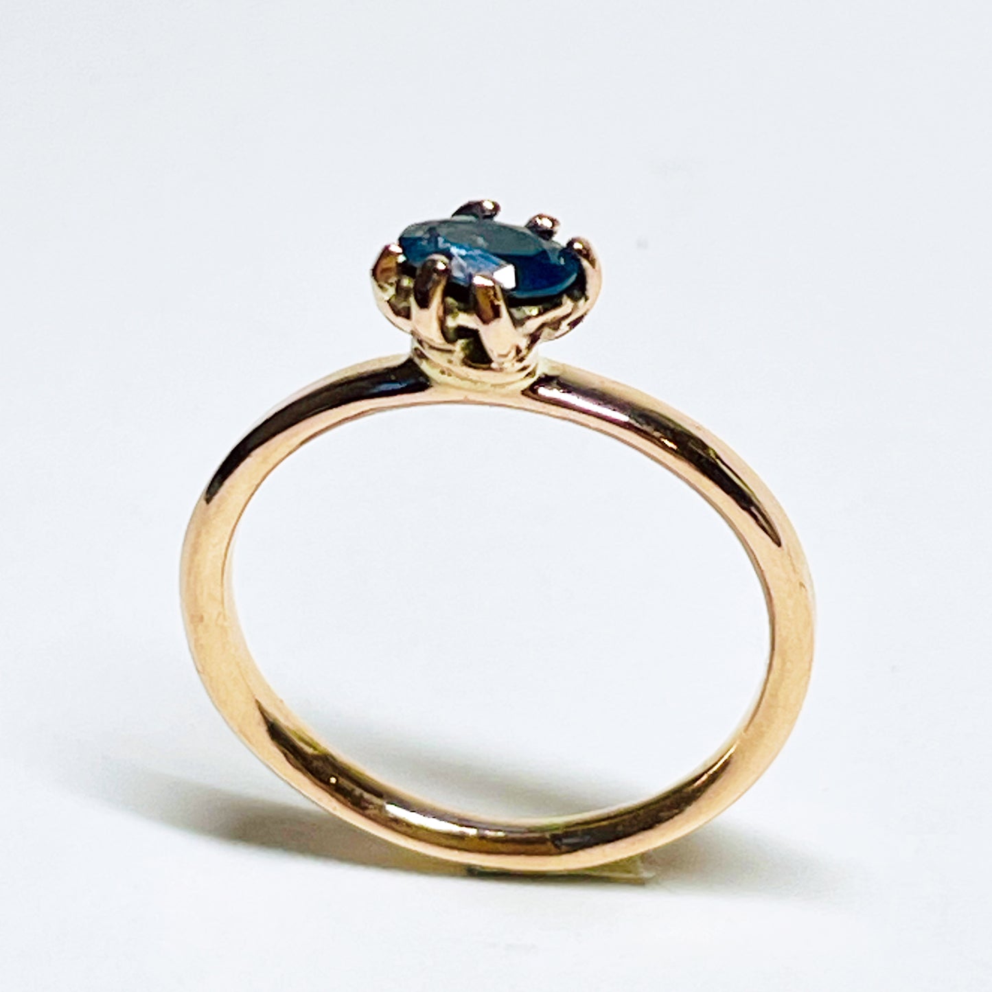 Expanded Skies Wild Pool Blue Sapphire Engagement Ring